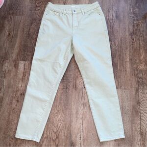 Old Navy O.G. Straight High Rise Women's Pale Green Jeans